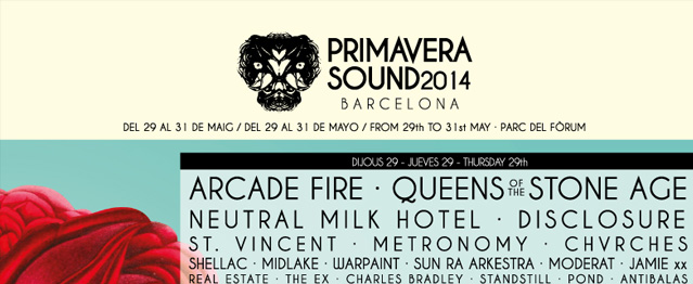 Primavera Sound 2014 desvela su line-up Primavera Sound 2014 desvela su line-up