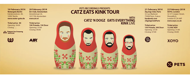 Catz Eats Kink de gira Europea Catz Eats Kink de gira Europea