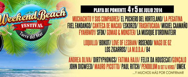Weekend Beach anuncia más artistas electrónicos Weekend Beach anuncia más artistas electrónicos