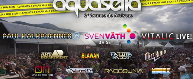 Nuevos artistas confirmados para Aquasella 2014 Nuevos artistas confirmados para Aquasella 2014