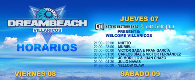 Horarios Dreambeach 2014 Horarios Dreambeach 2014