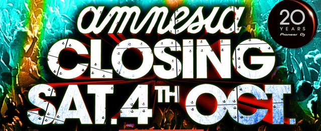 Amnesia Ibiza presenta su Closing Fiesta Amnesia Ibiza presenta su Closing Fiesta