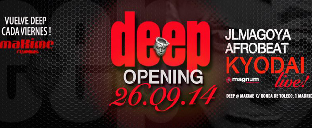 Vuelve Deep con Kyodai como primeros invitados Vuelve Deep con Kyodai como primeros invitados