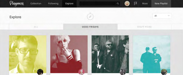 Las playlists imposibles de Playmoss estrenan web y app Las playlists imposibles de Playmoss estrenan web y app