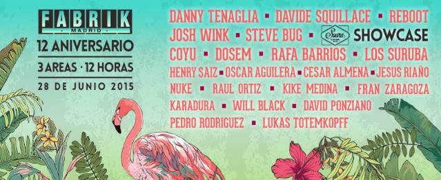 Fabrik celebra su 12 aniversario Fabrik celebra su 12 aniversario