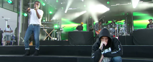 A$AP Rocky y Bones juntos en Jimmy Kimmel Live! A$AP Rocky y Bones juntos en Jimmy Kimmel Live!
