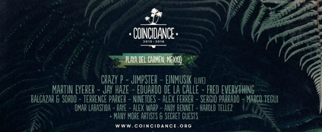 Coincidance Festival: Nochevieja en Playa del Carmen Coincidance Festival: Nochevieja en Playa del Carmen
