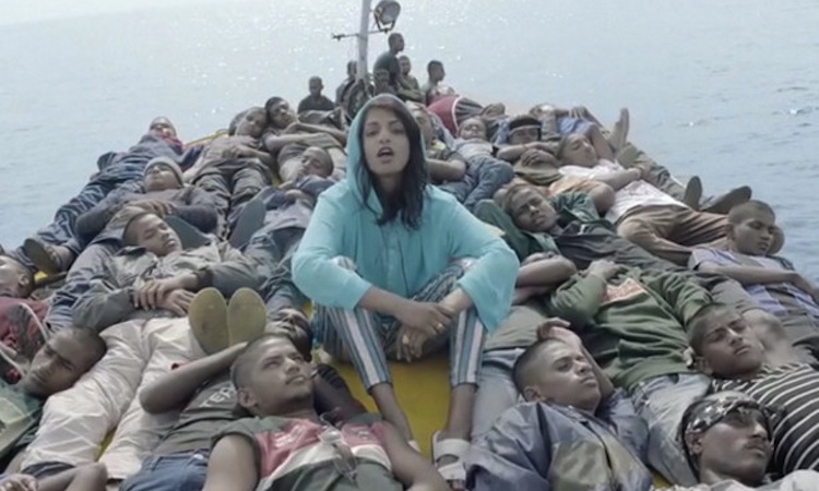 M.I.A., con los refugiados en el videoclip de “Borders” M.I.A., con los refugiados en el videoclip de “Borders”